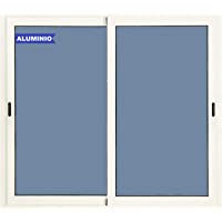Ventanastock Ventana Aluminio Corredera 1000 ancho x 1000 alto 2 hojas